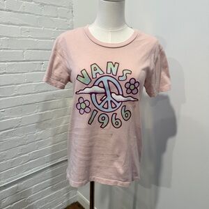 Vans Light Pink Peace Graphic Tee